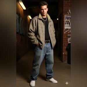 Volcom Olive‎ Plaid Men's Jacket